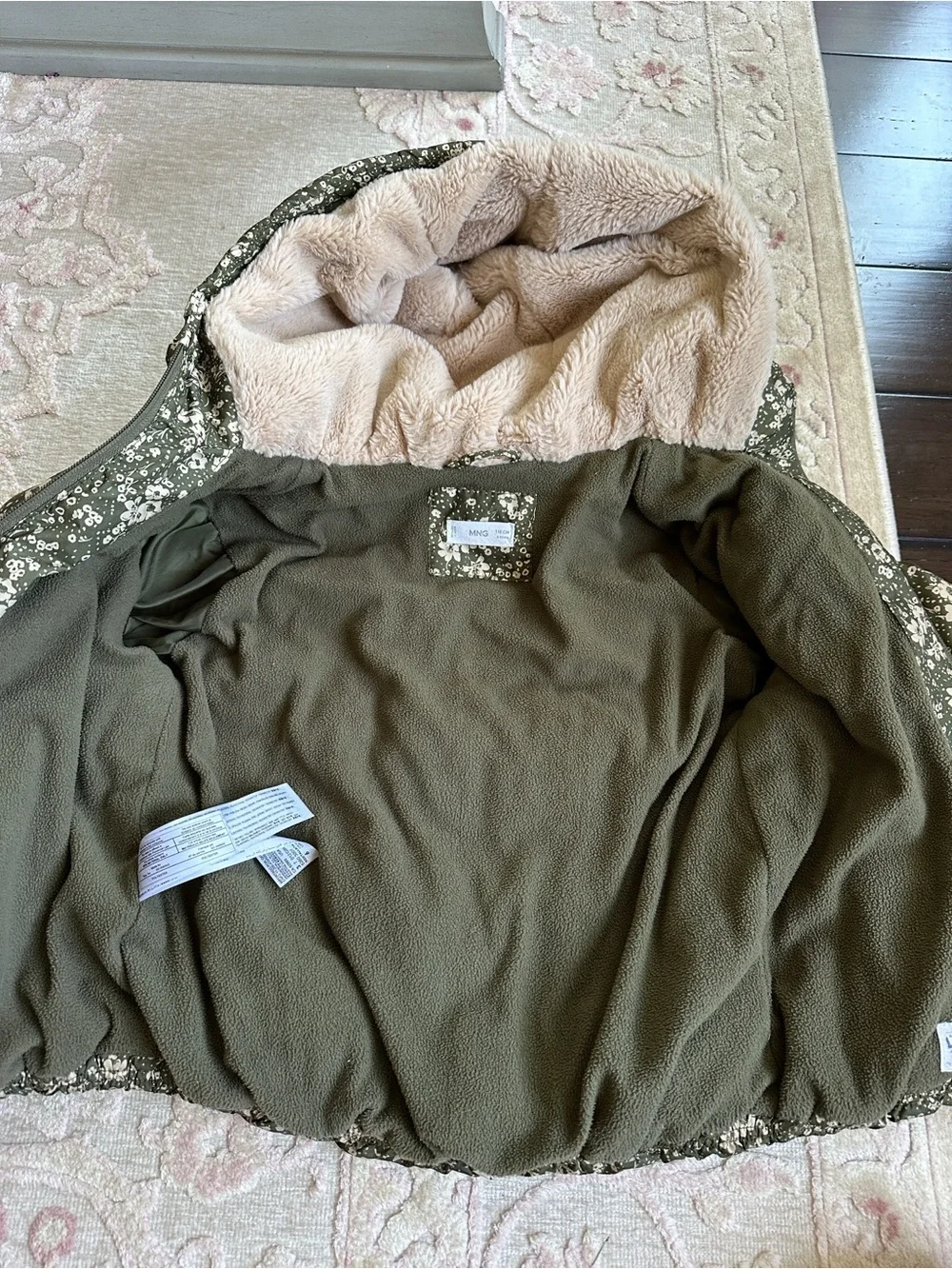 Floral Puffer Coat 6 years